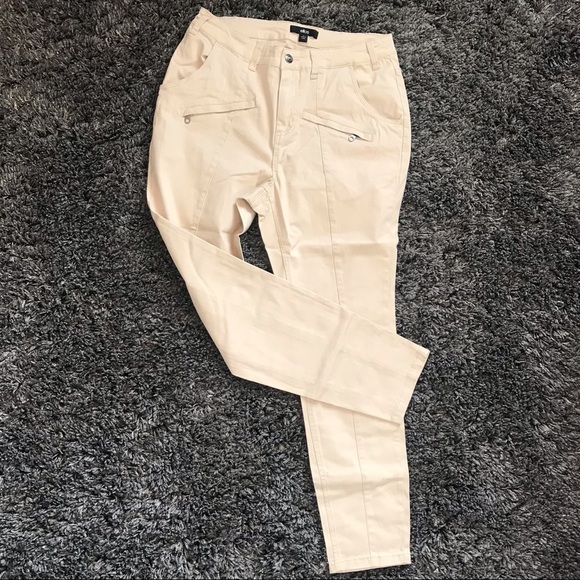 Ellos Beige Moto Jeans Pants Size 12 NWOT - Picture 9 of 16